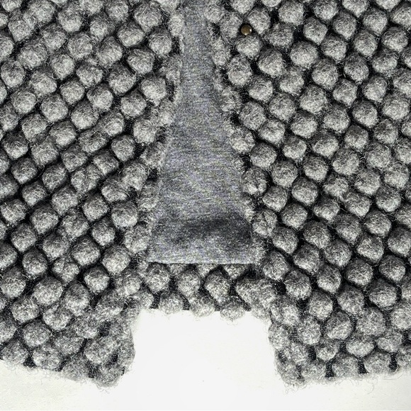 OshKosh Wool Blend Bobble Jacket Gray 4T Jersey Knit Lined - Picture 5 of 7